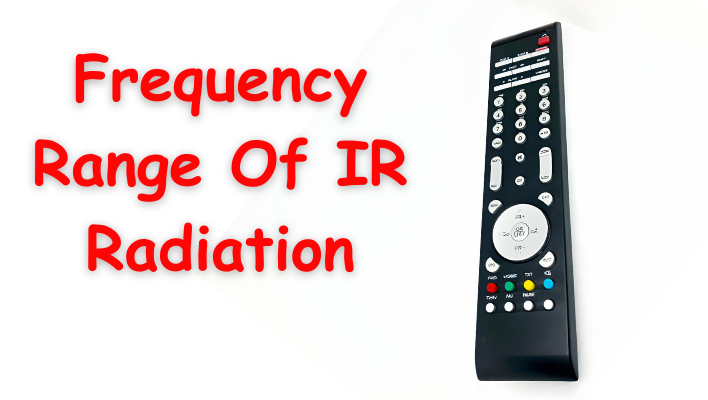 frequency range of IR radiation