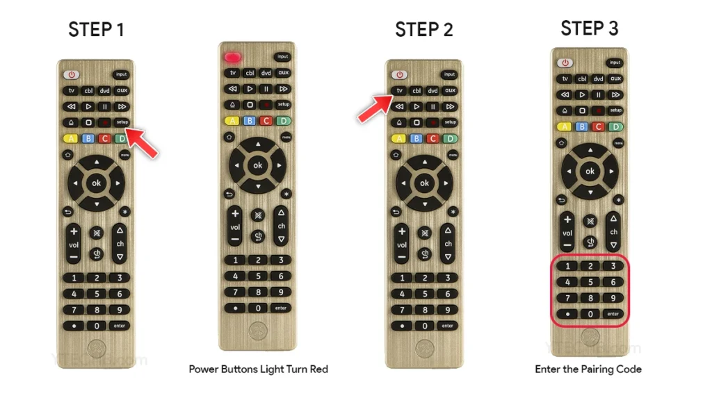 GE Universal Remote Codes For Roku TV