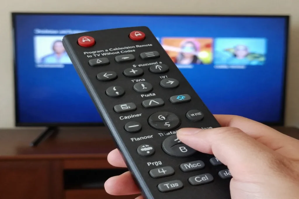 Program a Cablevision Remote to TV Without Codes
