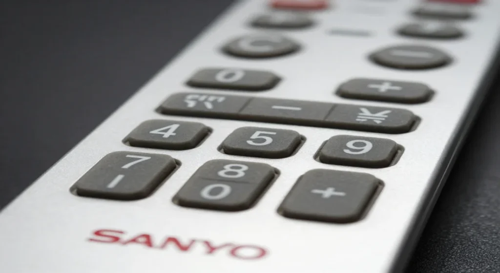 Sanyo TV remote codes 4-digit