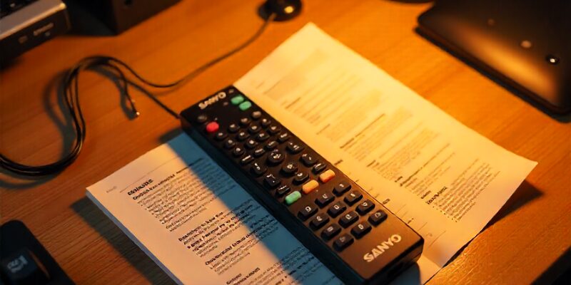 sanyo tv programming troubleshooting
