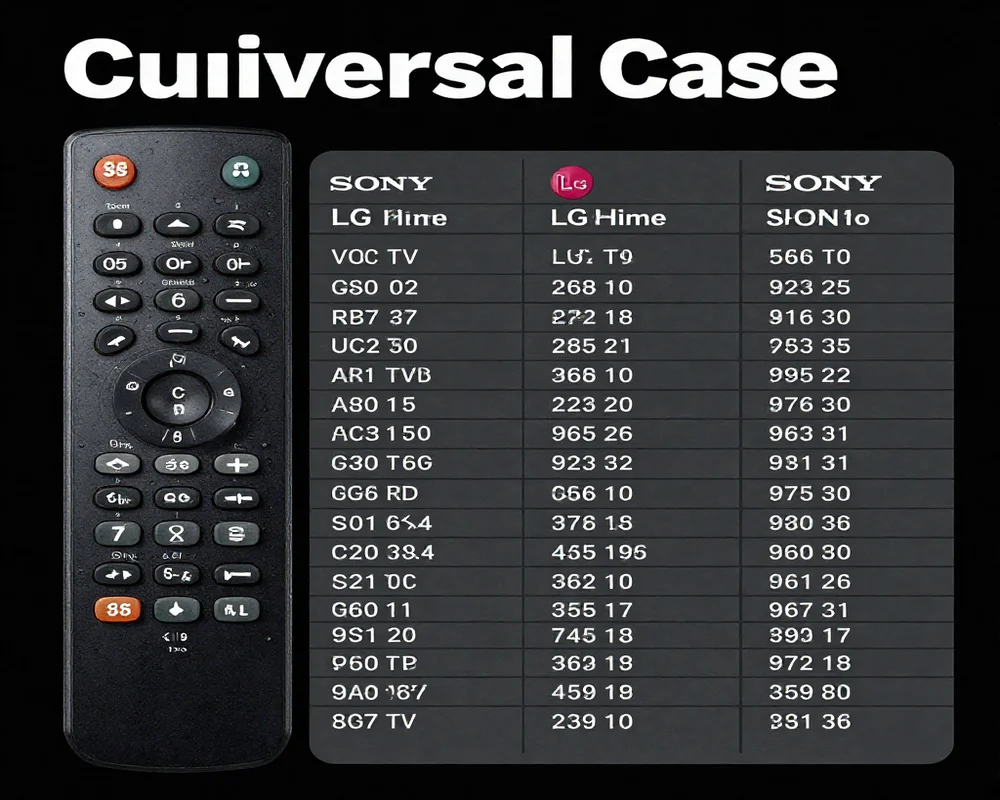 ge universal remote codes