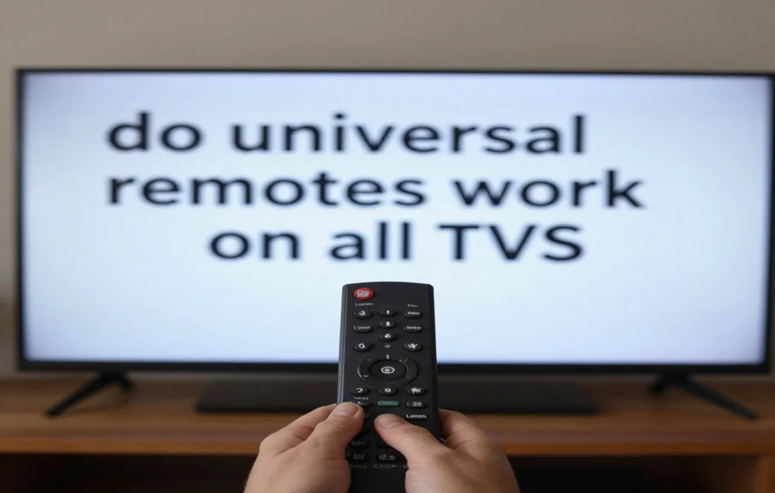 do universal remotes work on all tvs