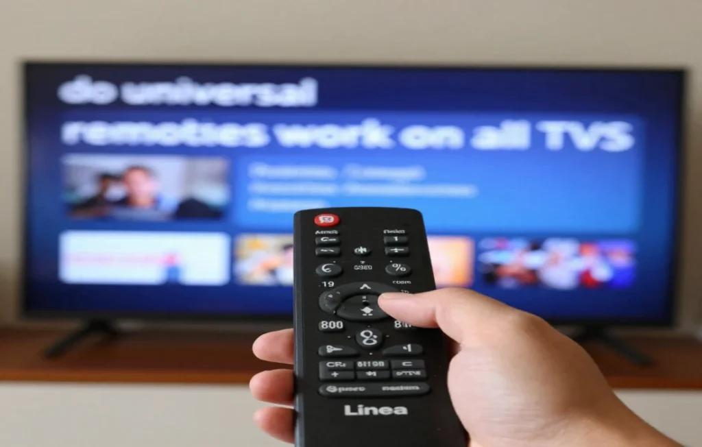 do universal remotes work on all tvs