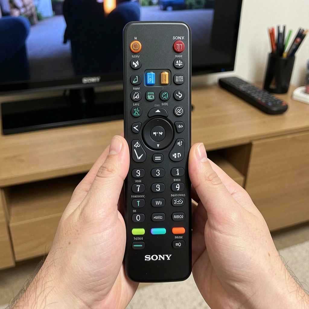 sony tv remote